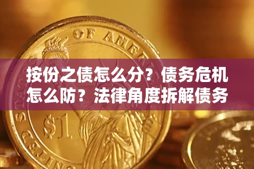 武汉按份之债怎么分？债务危机怎么防？法律角度拆解债务分配与风险自保指南