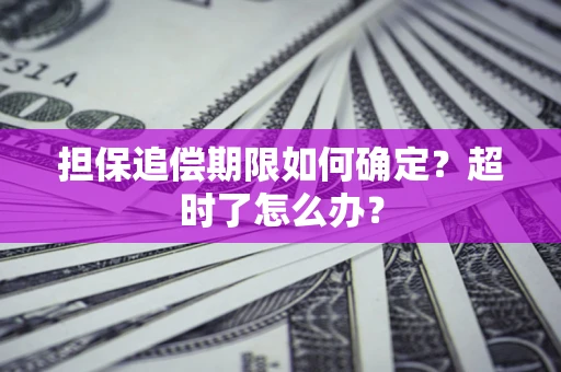 武汉担保追偿期限如何确定？超时了怎么办？