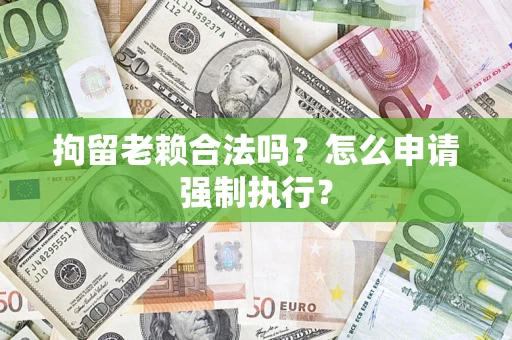 武汉拘留老赖合法吗？怎么申请强制执行？