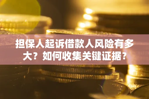 武汉担保人起诉借款人风险有多大？如何收集关键证据？