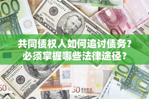 武汉共同债权人如何追讨债务？必须掌握哪些法律途径？