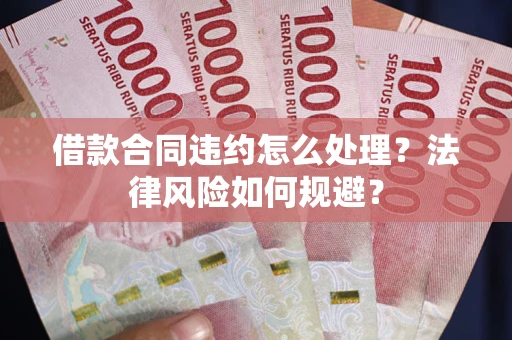 武汉借款合同违约怎么处理？法律风险如何规避？