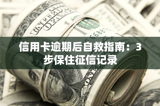 武汉信用卡逾期后自救指南：3步保住征信记录
