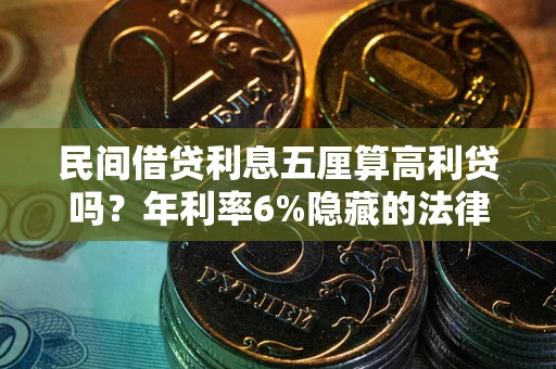 武汉民间借贷利息五厘算高利贷吗？年利率6%隐藏的法律风险全解析