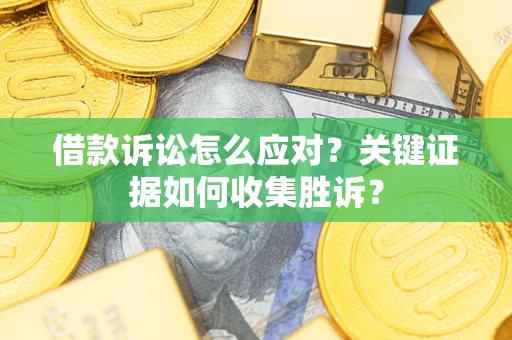 武汉借款诉讼怎么应对？关键证据如何收集胜诉？